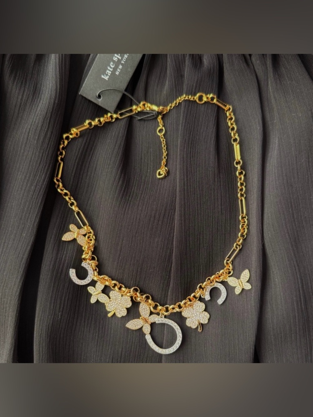 Kate Spade Lucky Charm Statement Necklace